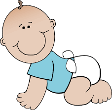 baby boy crawling clip art 111519