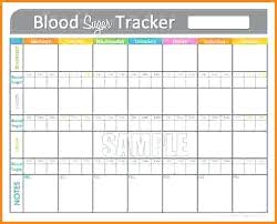 Blood Sugar Log Sample Book App Food And Glucose Tracker Printable