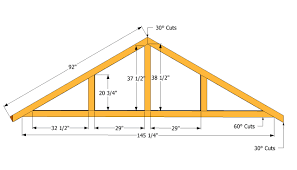 roof trusses plans howtospecialist