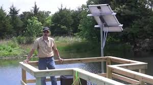 new pond aeration kit with solar panel