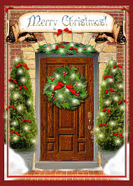 Free Christmas Door Cliparts, Download Free Christmas Door Cliparts png images, Free ClipArts on Clipart Library