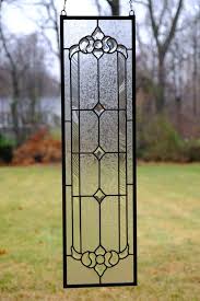 Handcrafted Clear Beveled Glass Window