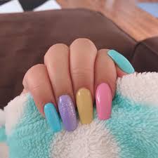 Acrylic nails coffin kylie jenner. Updated 50 Delicate Pastel Nail Designs August 2020