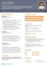 Learn how to write a bartender resume that highlights your skills and experience. Bartender Resume Examples Writing Guide For 2021