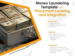 At this stage, the 'dirty money' that has come from illegal activities is entered into a legitimate financial system. Money Laundering Template With Placement Layering And Integration Powerpoint Presentation Sample Example Of Ppt Presentation Presentation Background