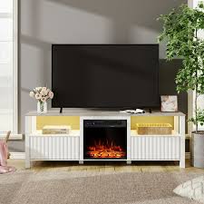 Fireplace Tv Stand For Tvs Up To 75