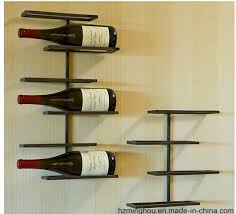Practical Metal Wall Mounted Wine Rack