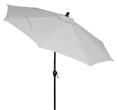 Round Crank Premium Patio Umbrella