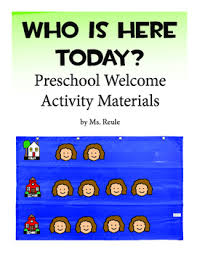 Who Is Here Today Activity For Preschool Special Education