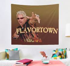 Flavortown Guy Fieri Flag Tapestry