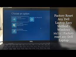 factory reset dell laptop