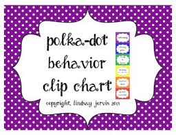 Behavior Clip Chart Bright Polka Dots