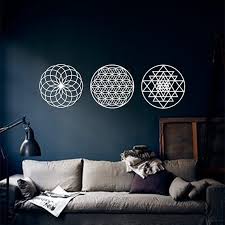Sacred Geometry Wall Art Set Of 3