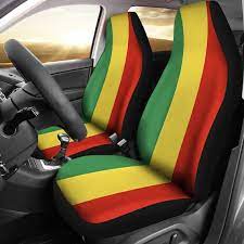 Rasta Reggae Car Seat Covers Pattern