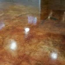 application of acid staining floors