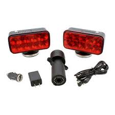 Abn Wireless Tow Lights Rechargeable Car Towing Lights Led Trailer Light Kit Ebay