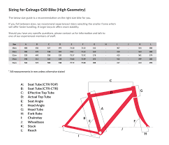 68 Eye Catching Colnago M10 Size Chart