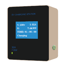 7kw ev 32a j1772 charging station