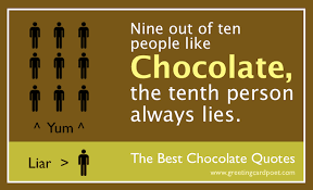 All you need is love. Chocolate Quotes And Sayings Funny Famous Delicious