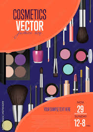 presentation poster makeup accessories