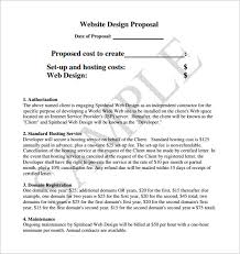 Download Website Proposal Template Word Bonsai