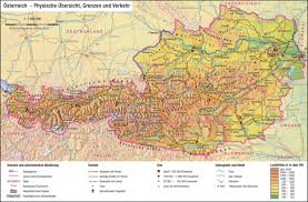 Österreich karte für die wand 100 x 70 cm und karte der skigebiete österreichs. Karten Apuz