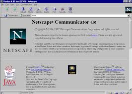 Netscape navigator/communicator was the first commercial web browser, displacing the free ncsa mosaic. Netscape Communicator 4 01 Web Design Museum
