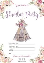 Free Printable Slumber Party Invitations Joy Co