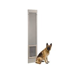 White Pet And Dog Patio Door Insert