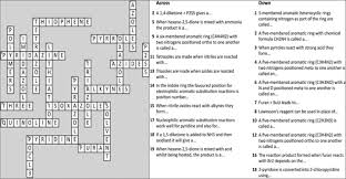 Chemistry Crossword Puzzles