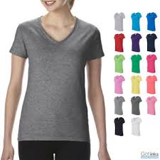 Details About Gildan Womens Heavy Cotton Missy V Neck Short Sleeve T Shirt S 3xl 5v00l New