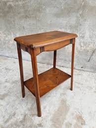 Antique Oak Side Table For At Pamono
