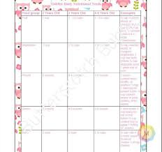 Food Diary Printable Log Toddler Food Planner Daily Food Chart Toddler Organizer Food Chart Mom Organization Girl Home