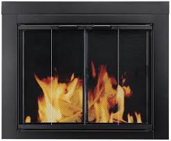 Fireplace Doors Large Glass Bi Fold