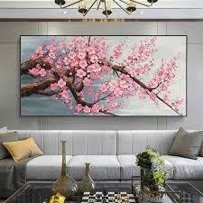 Pink Cherry Blossom Canvas Wall Art