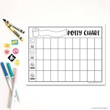Potty Chart Potty Training Reward Card Big Boy Potty Chart Big Girl Potty Chart Printable Instant Download Diy Coloring Page