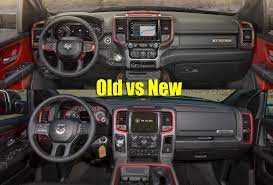 2019 ram 1500 interior versus 2018