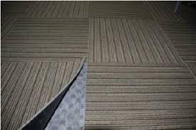 removal of a carpet tile for