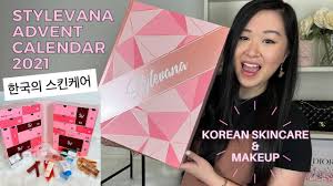 huge korean skincare makeup advent