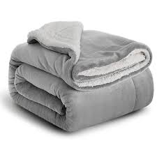 large sherpa fleece blanket soft warm