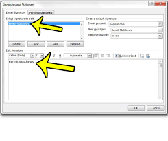 You can add a personal touch by adding a nice. How To Edit A Signature In Outlook 2013 Live2tech