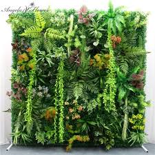 40x60cm 3d Green Artificial Plants Wall