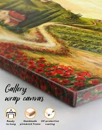 tuscany landscape painting canvas wall