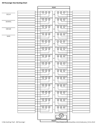51 Correct School Bus Seating Chart Template