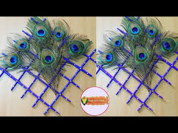 Peacock Feather Wall Hanging Diy 5