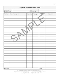 restaurant inventory count sheet