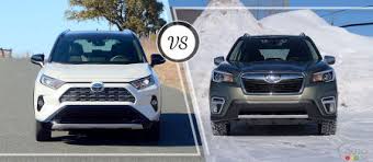Comparison 2019 Subaru Forester Vs 2019 Toyota Rav4 Car