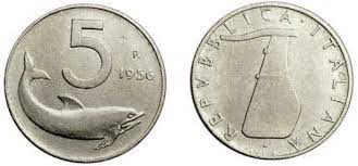 Le 5 lire che hanno circolato dal 1955 al 1981 sono quelle con il delfino. 5 Lire 1950 1953 1954 1955 1956 Valore E Caratteristiche