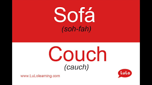 say couch in spanish