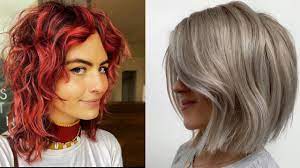 Cheveux courts et mi-Long à la mode - meilleure coupe de cheveux pour femme  2021 💇‍♀️ - YouTube